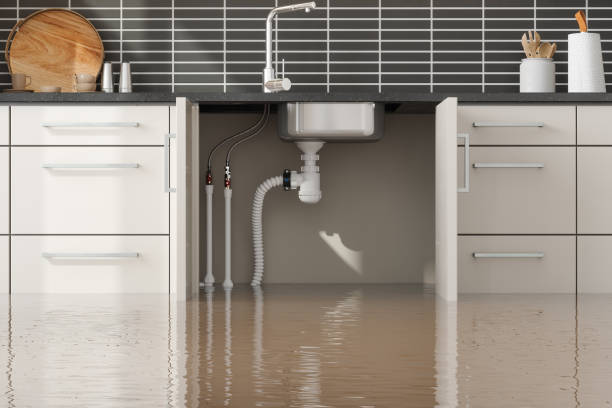 Water damage restoration process in NH